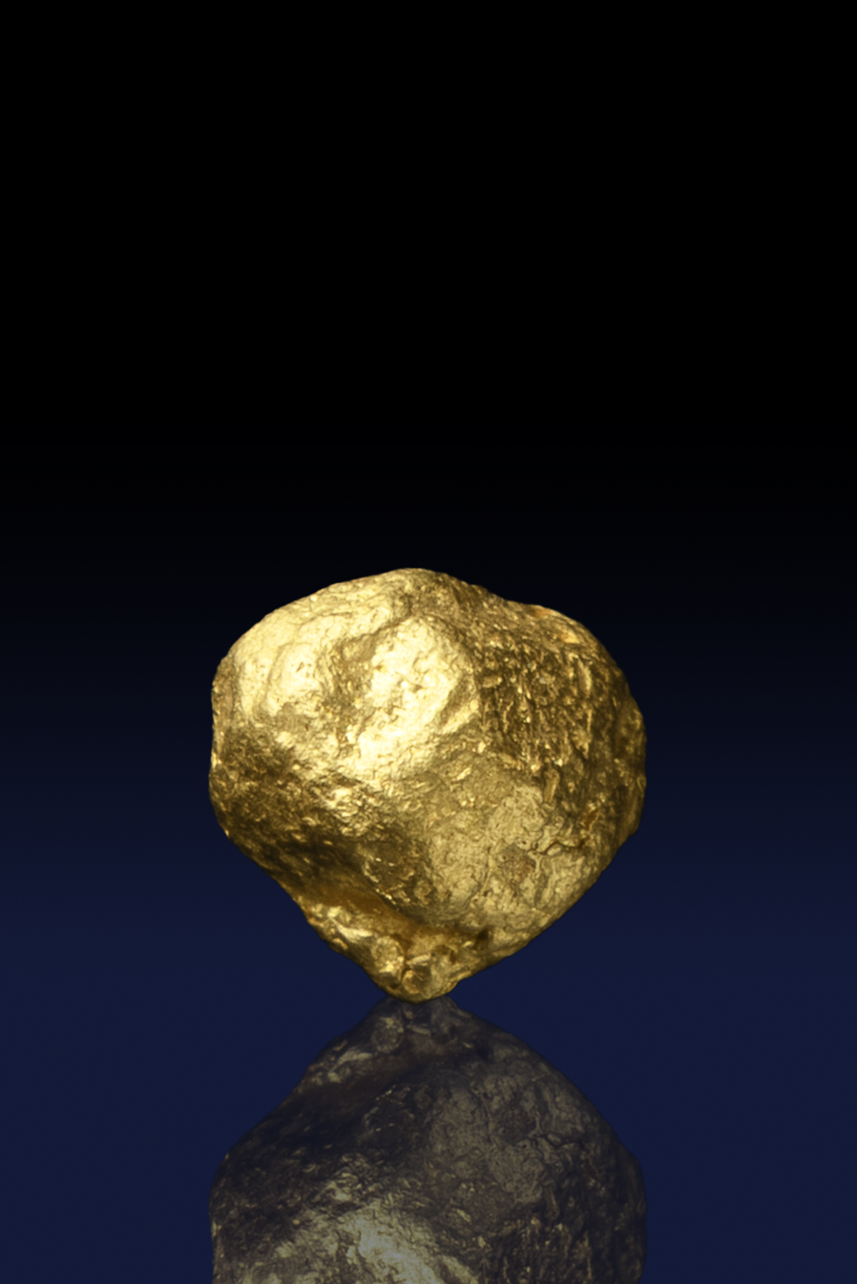 Round, Lustrous Natural Gold Nugget - Australia - 1.66 grams (image for) Round, Lustrous Natural Gold Nugget - Australia - 1.66 grams